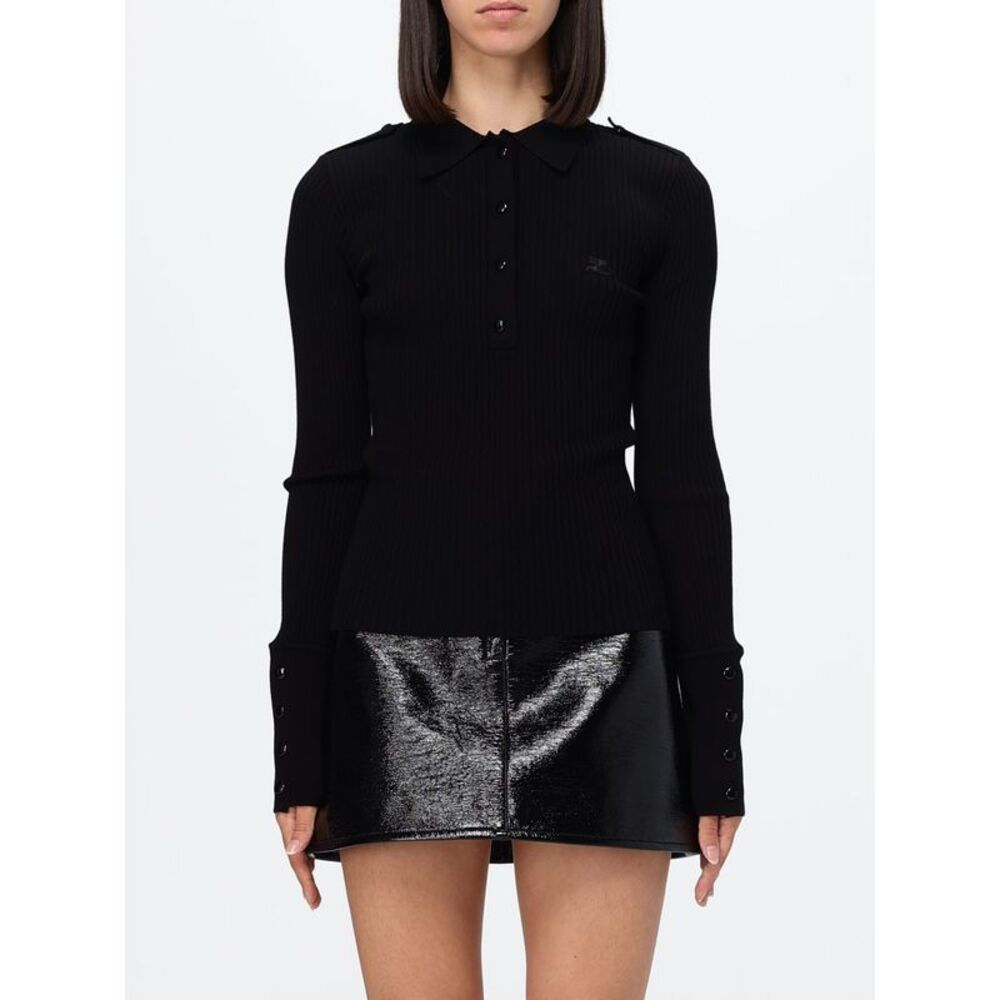 Courreges Polo Shirt Woman Black